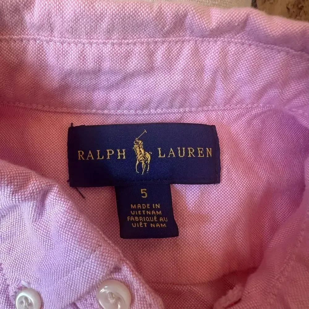 Ralph Lauren Light Pink Oxford Shirt